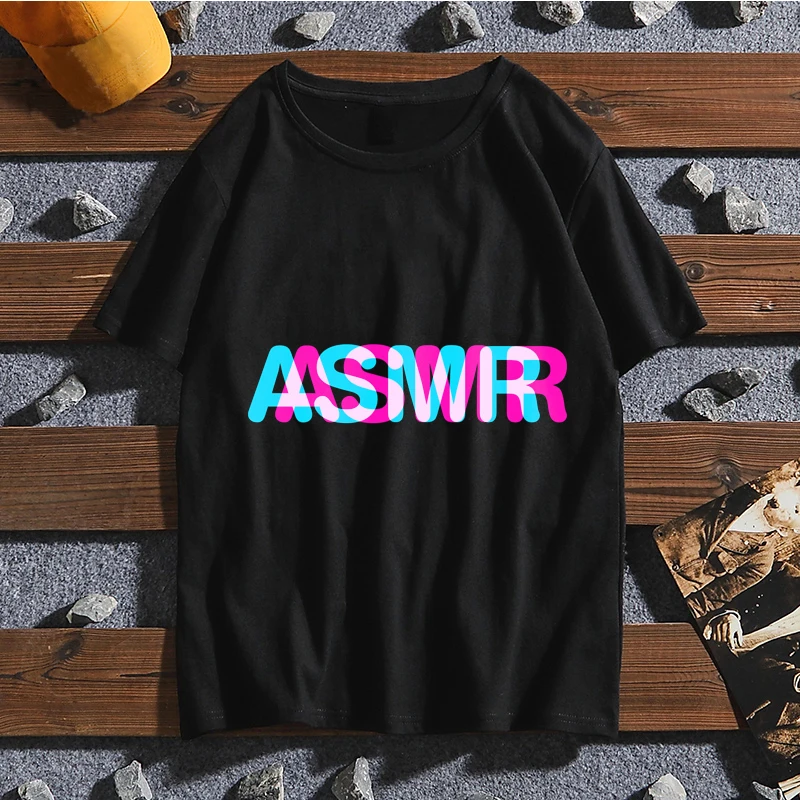 

Asmr Print Men T Shirt Casual O-Neck Women Tshirt Summer Cool T-Shirt