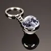Solar System Planet Keyring Galaxy Nebula Space Keychain Moon Earth Sun Mars Art Picture Double Side Glass Ball Key Chain ► Photo 3/6