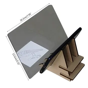 

Children Kid Drawing Panel Tracing Board Set Copy Pad Crafts Portable Zero-based Painting Mould Anime Sketch Art Learning Tool