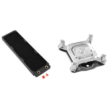 

FREEZEMOD TSRP-BP 360 360mm Computer Pc Water Cooler & FREEZEMOD PM3D CPU Water Cooler Block Radiator