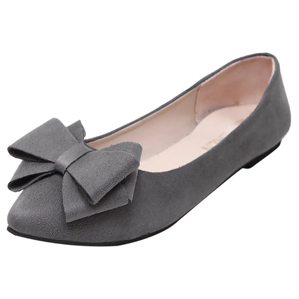 Shoes Womens Sandals Shoe Woman Lazy Leather Flat Shoes Hand-sewn Leather Loafers Female Single Shoes Women Flats#15 - Цвет: Gray