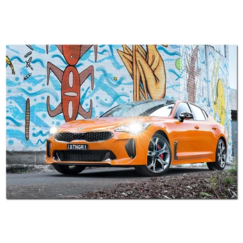 

2020 Kia Stinger GTS Cars Photo Wall Art Poster Canvas Painting Art Print Wall Pictures for Living Room Decor