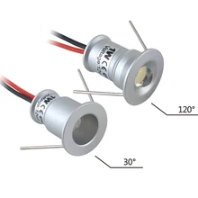 IP65 1 Вт светодиодный мини-прожектор 15 мм потолочный светильник ing DC 12 В отель кухонный светильник 30/120 градусов