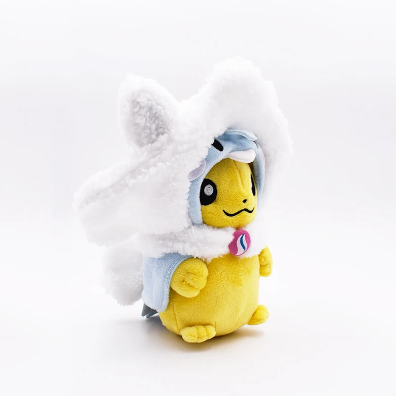 Такара Tomy Покемон Плюшевые Пикачу Косплей алтария игрушки 20 см Мега мягкие куклы детские подарки