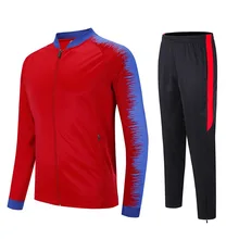 18/19 зимний футбольный костюм с длинным рукавом для взрослых и детей, одежда для футбола, комплекты для тренировок и упражнений, универсальные тренировочные костюмы