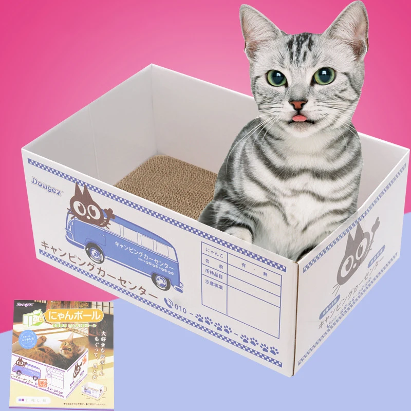 Pet cat Скребок Игрушка из бумаги доска коготь играя котенок s гнездо импорт