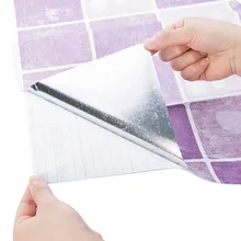 Self-Adhesive Oil-Proof Wall Stickers Kitchen High Temperature Resistance Tile Stickers