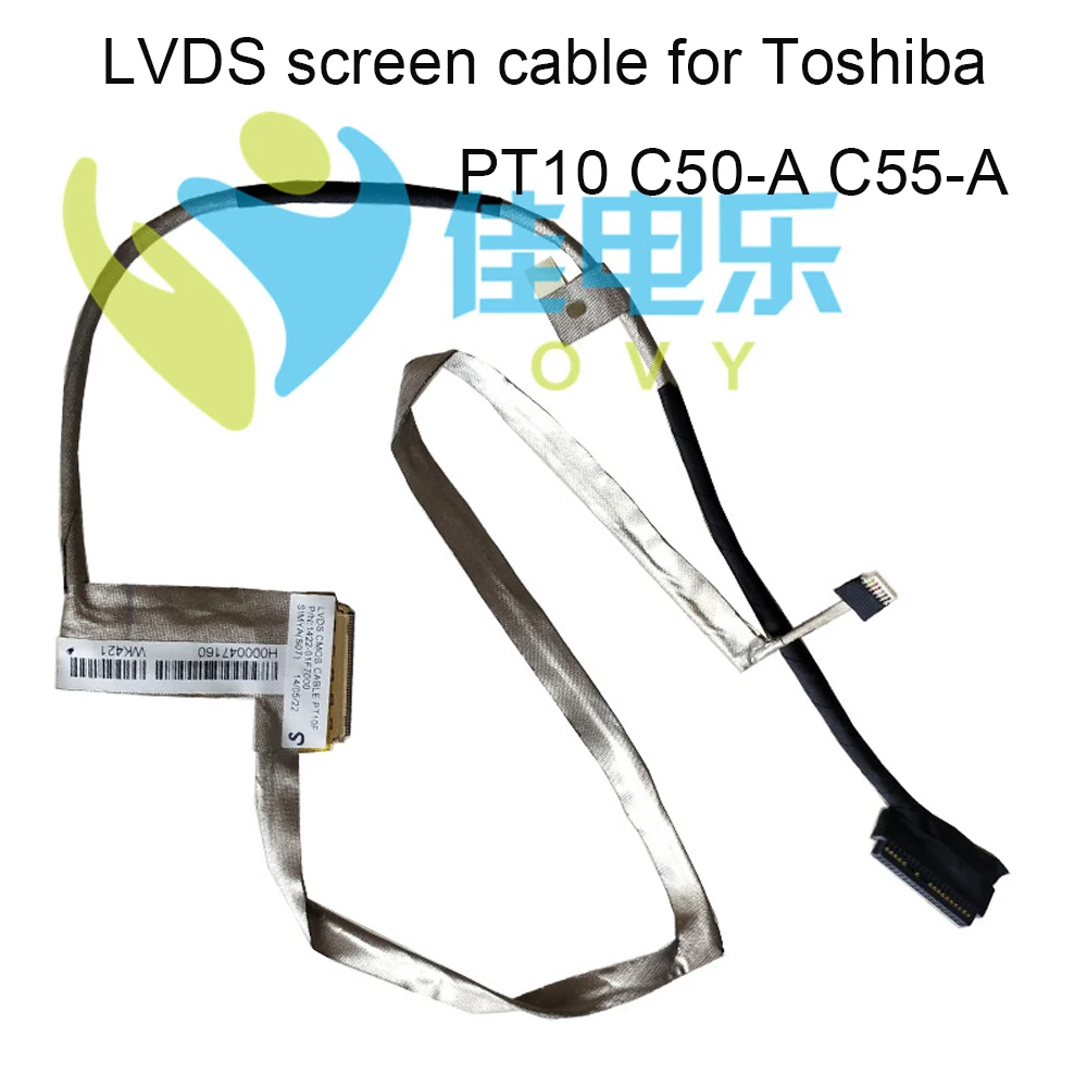 

New LCD Cable LED Screen Display Ribbon Flex For Toshiba Satellite C50-A C55-A C50-D PT10 PT10F 1422-01F7000 01F5000 H000047160