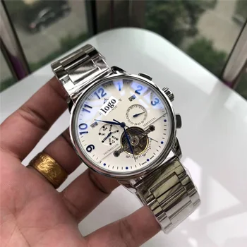 

Clock Men's Watch Business High Quality Mechanical Watch Waterproof Luminous Stainless Steel Band Men's Watch Mechanical Watch