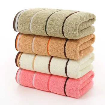 

1/Pc Cotton Face Towels For Adults Women Men Kids Bathroom Hand Towels For Drying 34*74cm