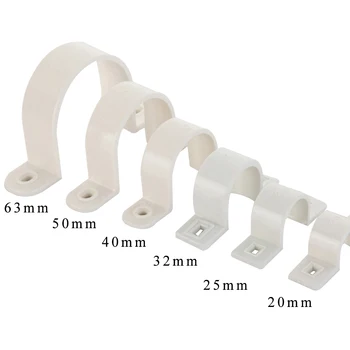 

PVC pipe fixing clamp plastic hand tool water pipe clamp 20/25/32/40/50/63 screw bracket clamp