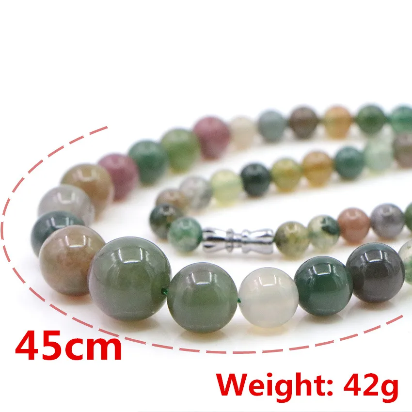Natural stone agate beaded necklace women in Choker necklaces (3)