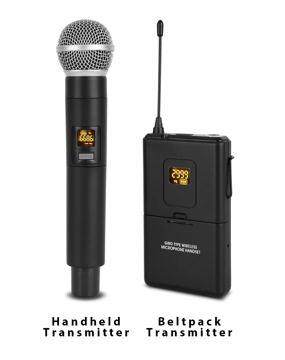 YUEPU UHF 2 канала беспроводной системы двойной ручной микрофон чистый звук для KTV речи караоке семейные вечерние