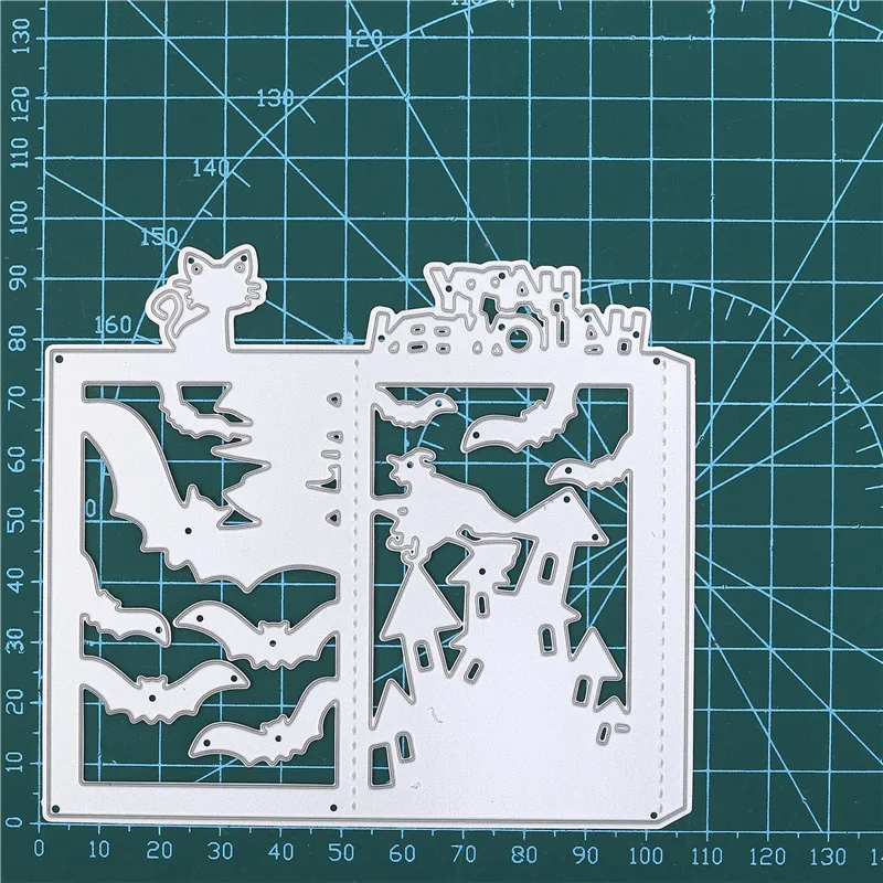 

Eastshape Halloween Dies 2019 Frame Metal Cutting Dies Scrapbooking Album Embossing Stencil Die Cut Craft Dies Card Decoration