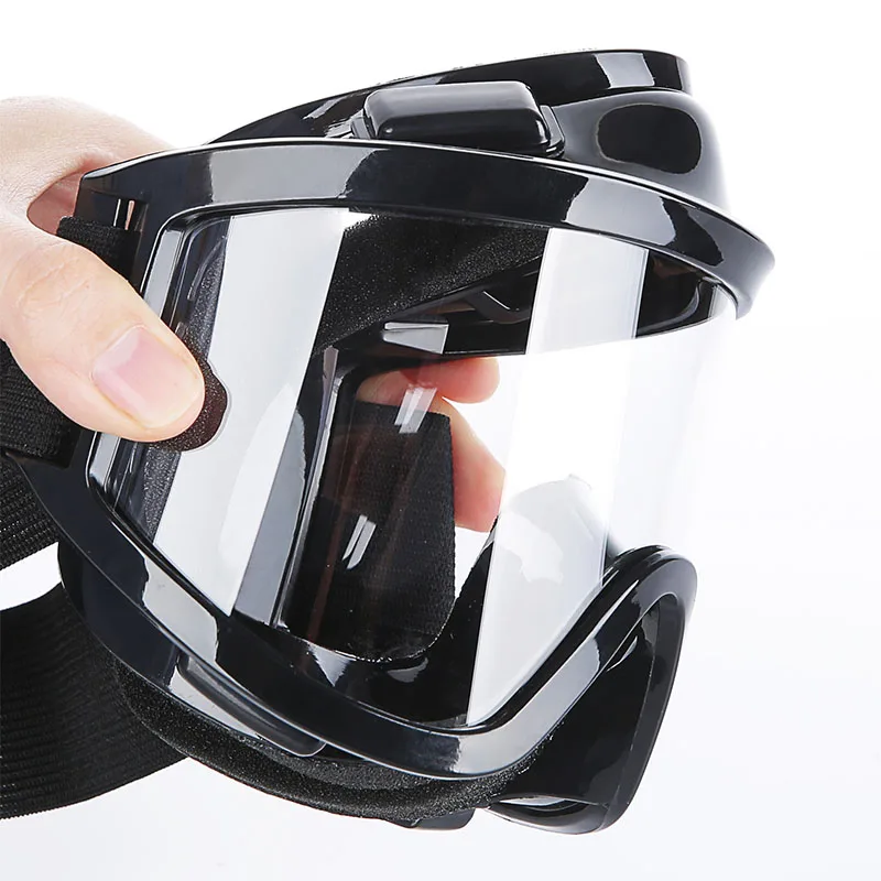 Transparent Anti-fog Dustproof Big Ski Mask Glasses Skiing Snow Men Women Snowboard Goggles