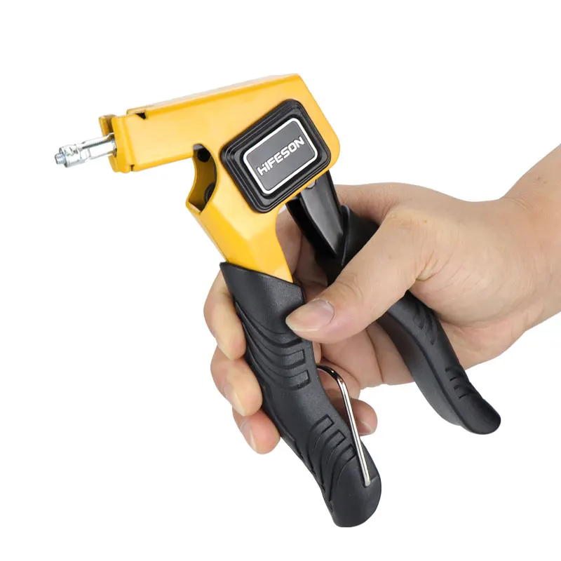 Rivet Gun Rivet Gun Set Rivet Gun Part Heavy Duty Metal Setting Tool Hollow Wall Metal Cavity Anchor Plasterboard Fixing Gun Hand Tool Wall Anchor Gun