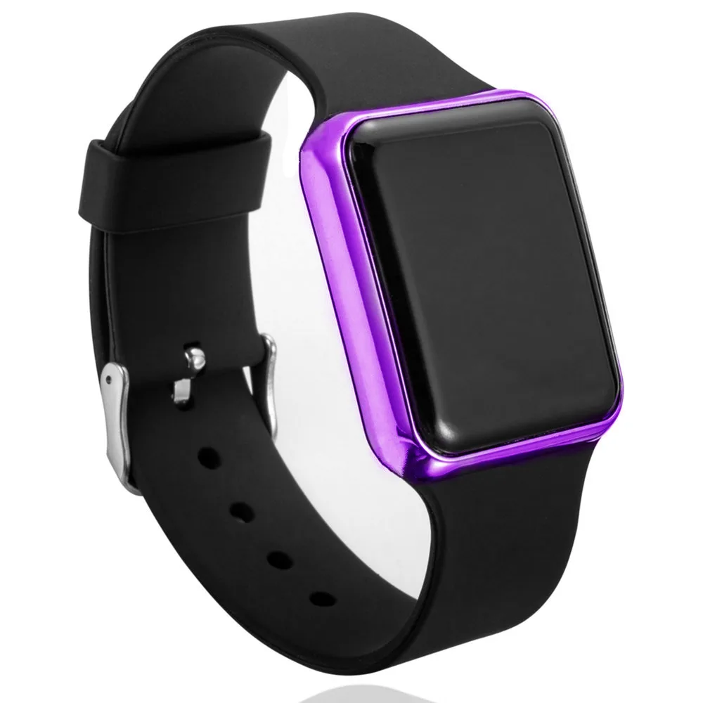 

Digital Watch for Women Men Electronic LED Wrist Watch Silicone Watchband Sport Men Children Female clock Gift zegarek damski