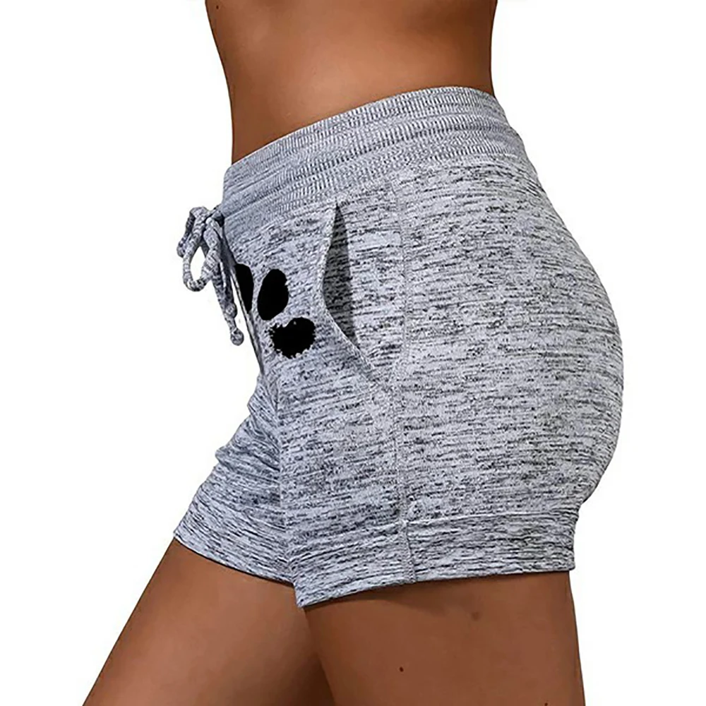 Summer Sexy Shorts Casual Stretch Fitness Cotton Biker Short Skinny Breathable Drawstring Woman Sports Wear Mid Waist Shorts