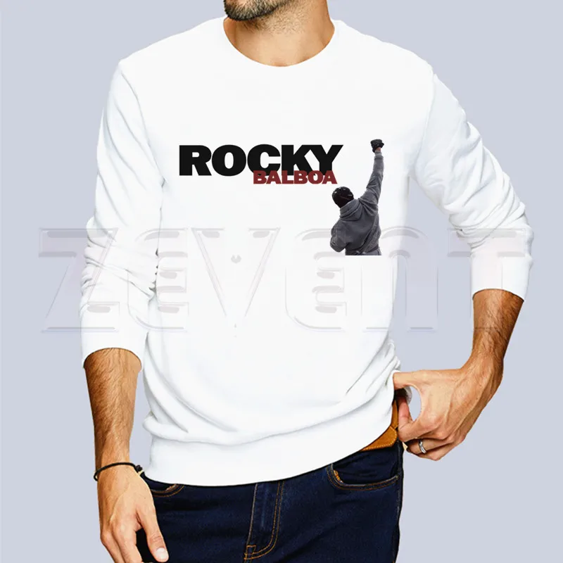 ROCKY BALBOA Sylvester Stallone Harajuku однотонные толстовки Модные мужские/женские толстовки с длинным рукавом Уличная Толстовка