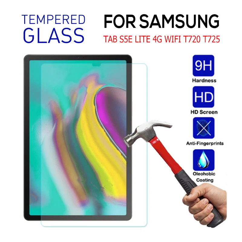 Чехол для планшета, чехол для samsung Galaxy Tab S5E SM-T720 SM-T725, выпуск для Galaxy Tab S5E 10,", Чехол-подставка для планшета - Цвет: Tempered Glass