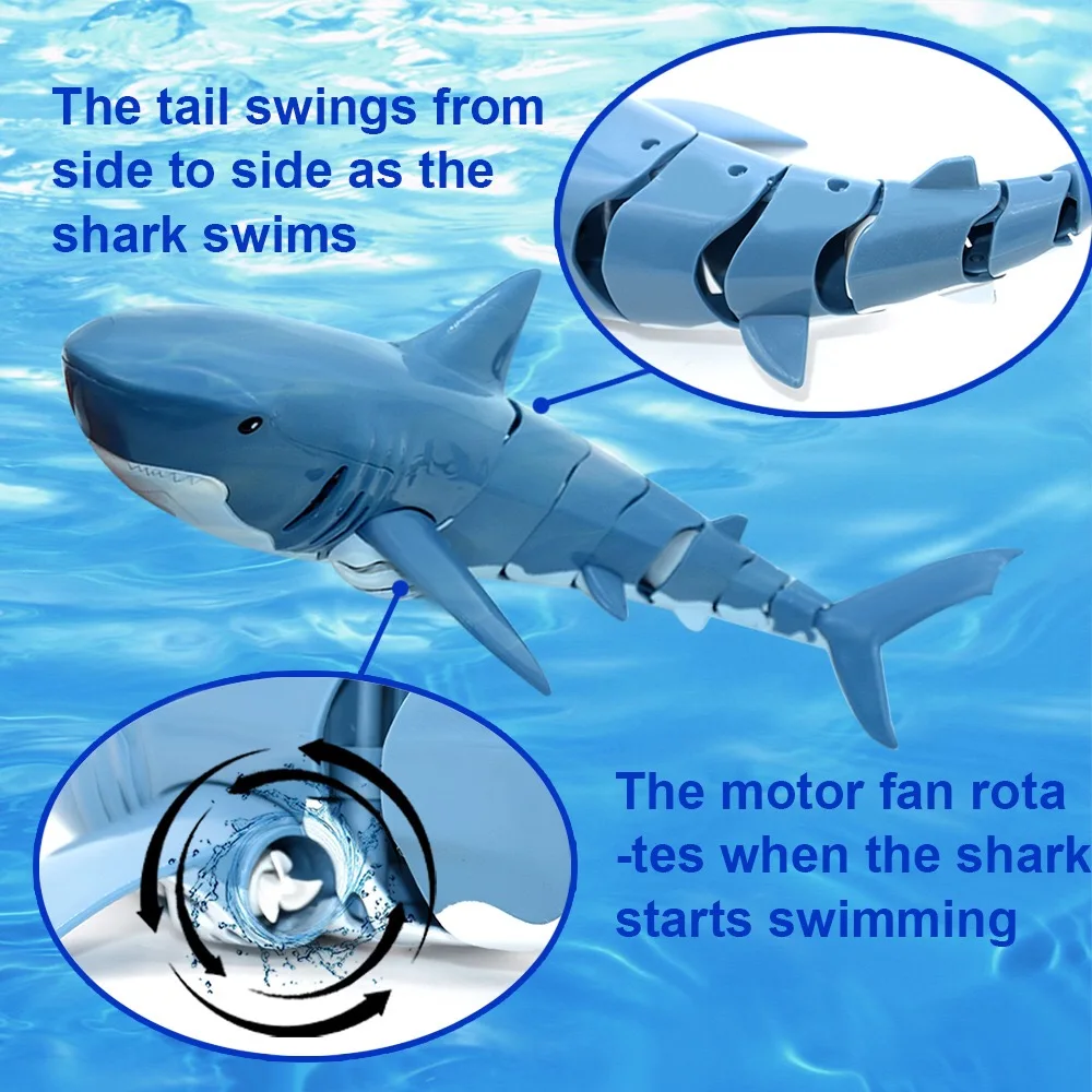2 4 ГГц 1:18 пульт дистанционного управления Shark Real Lifflike механизм подарок для детей
