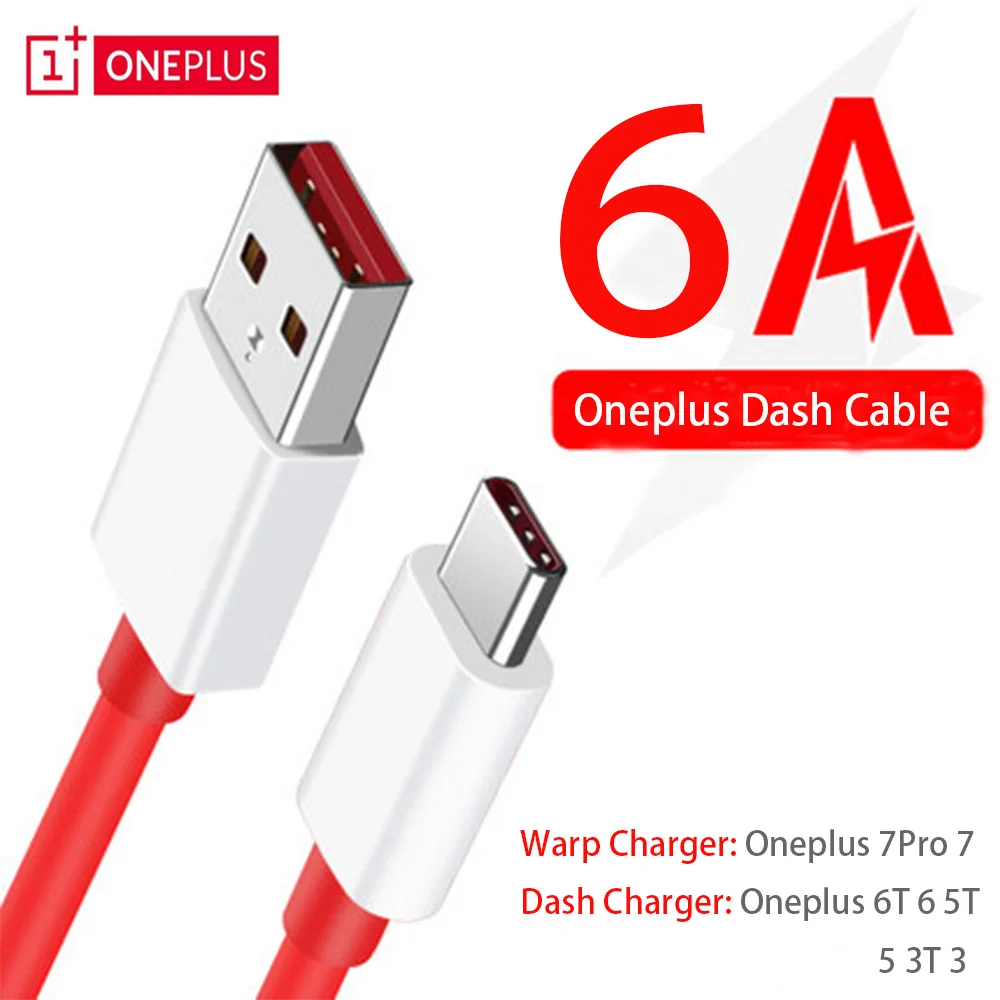 Oneplus 7 pro 7 Warp Быстрый зарядный кабель 6A Dash Быстрый usb type-C кабель для передачи данных для One plus 6T 6 5T 5 смартфон