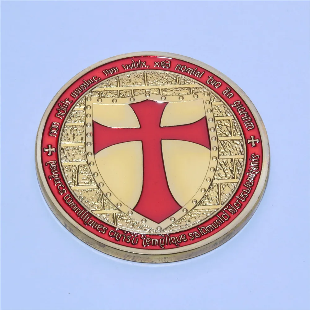10 шт./лот Бесплатная доставка Freemasons Templars Рыцари с красным крестом остекленный