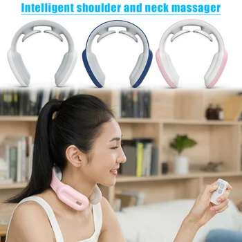 

Intelligent Neck Massager USB Remote Control Back Adjustable Portable for Home Offcie A7