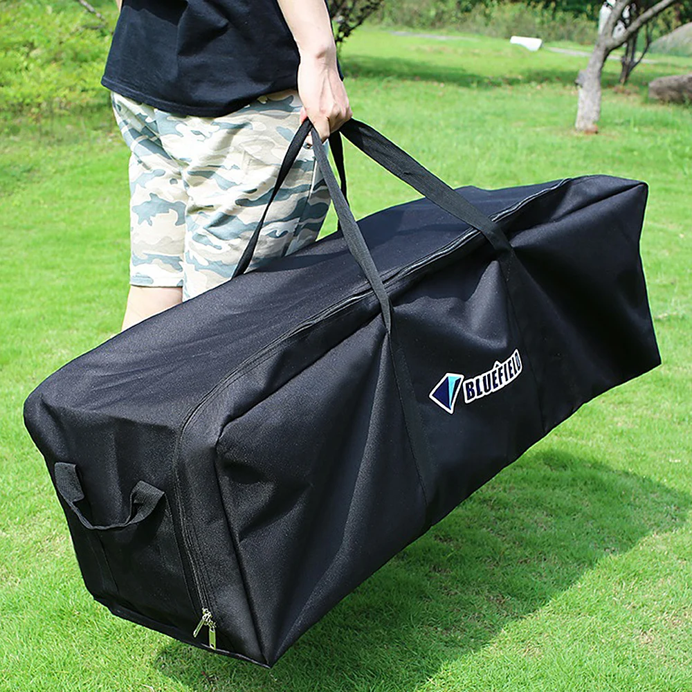 Foldable Large Duffel Bag Travel Luggage Storage Bag Waterproof Hand Folding Luggage Backpack 55/80/100/150L Bluefield