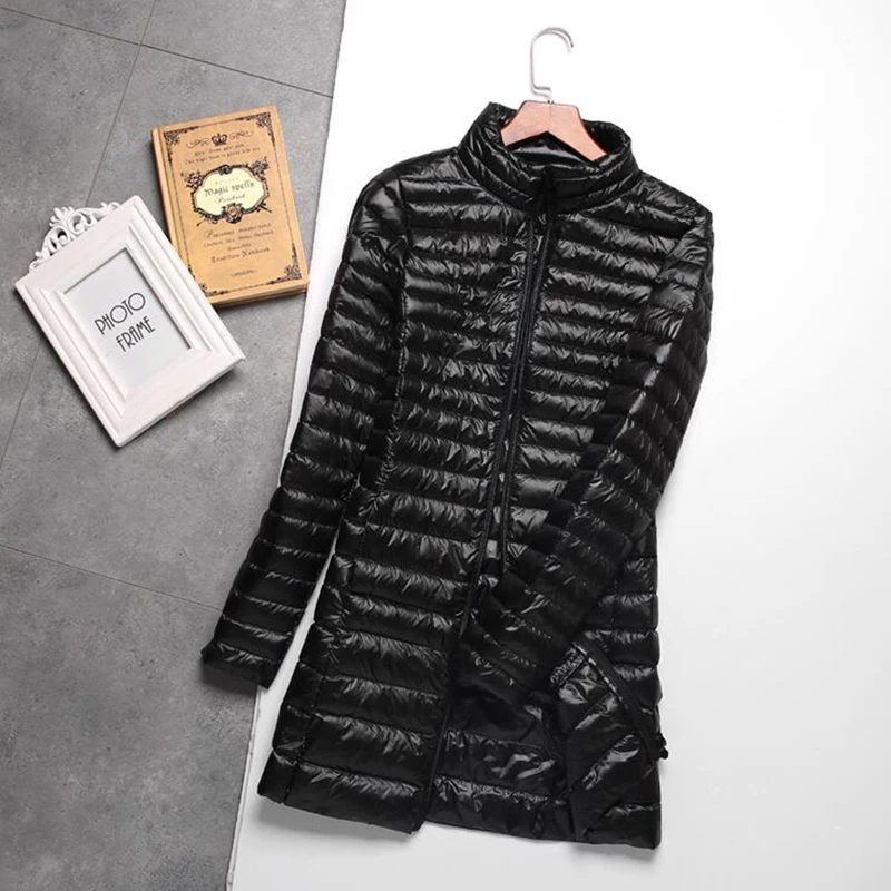 long thin puffer coat