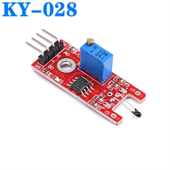 

New 4pin KY-028 Digital Temperature Thermistor Thermal Sensor Module Switch for Arduino DIY Starter Kit