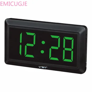 

2017 13 inch Large Display led wall Clock Led digital table Clock Morden New Ac Power Digital Desktop Clocks With US/EU plug