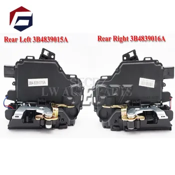 

free shipping 2pc Rear Left + right Door Lock Mechanism For VW GOLF BORA LUPO PASSAT B5 MK4 3B4839015A 3B4839016A For SEAT Skoda