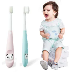 1 Cute Cartoon Soft Toothbrush for Children, Suitable for 1-3 Years Old Girl, Boy, Child, Baby Tooth Cleaning Tool