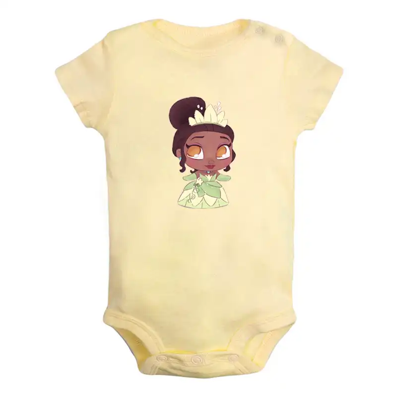 La Principessa E Il Ranocchio Tiana Tangled Rapunzel Disegno Appena Nato Del Bambino Delle Ragazze Dei Ragazzi Abiti Tuta Di Stampa Infantili Vestiti Della Tuta Aliexpress
