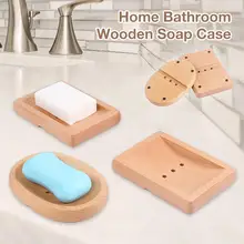 Портативная мыльница, креативный простой деревянный ручной дренаж для мыла, коробка для ванной, ванной комнаты, японский стиль, мыльница