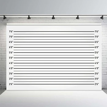 

Photography Background Police Up Lline Bachelorette Party Mugshots Game Mug Shot Backdrop Customized Vinyl