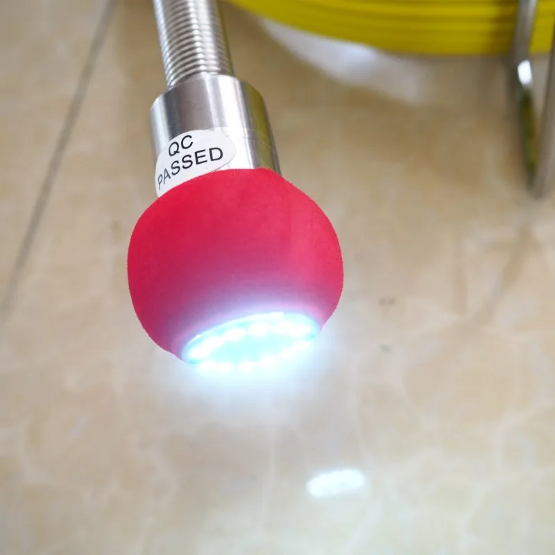 Камера для осмотра труб профессиональная эндоскоп с кабелем 20/30/40/50 м 7 дюймов D1 TFT