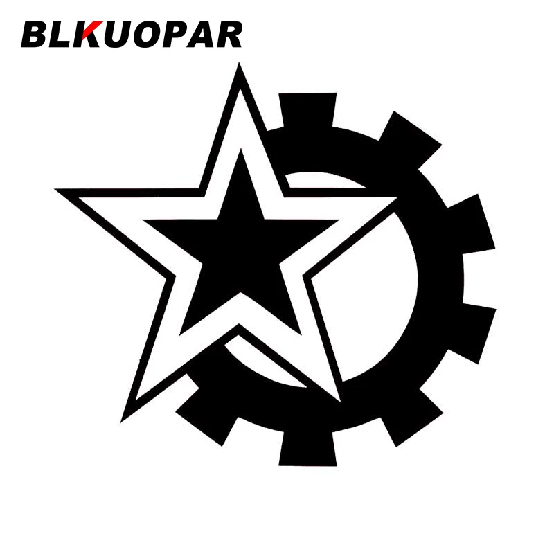 BLKUOPAR for Spanish Communist Party Constructed Car Stickers Personality Scratch Proof Decals Vinyl Motorcycle Accessories | Автомобили и