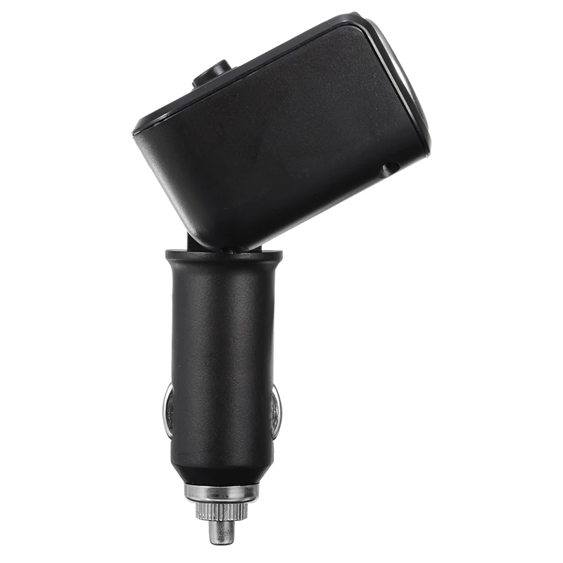 DC 12-24V автомобильный прикуриватель USB зарядное устройство Черный прикуриватель разветвитель двойной usb порт зарядки зарядное устройство для мотоцикла