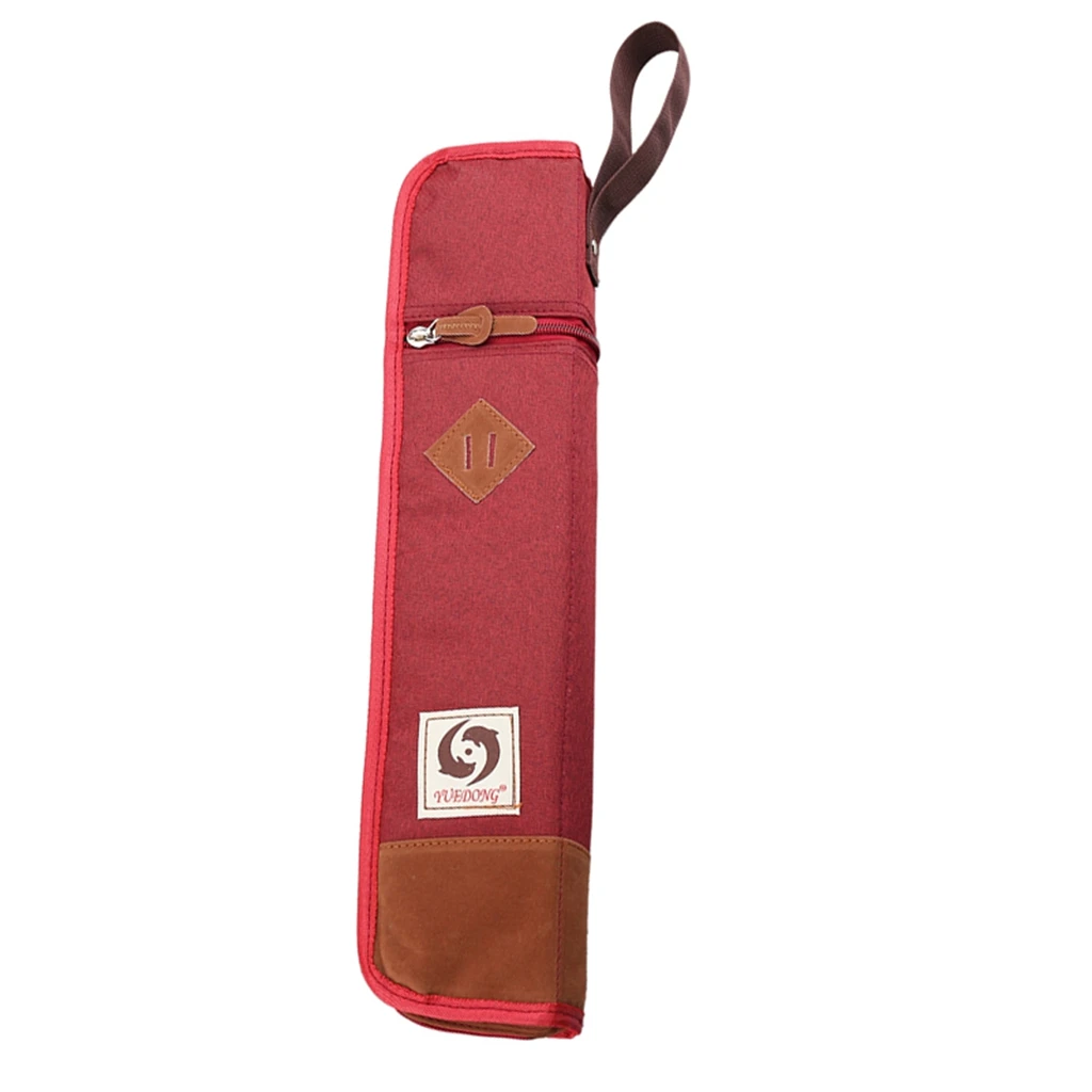 Cotton Padded Case Drumstick Bag Soft Carrying Case For Sticks Mallets Percussion Instruments Accessories