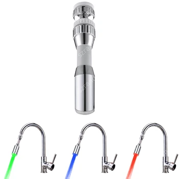 

22mm internal thread Temperature sensor 3 color led faucet light
