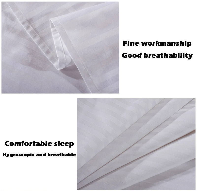 Hotel White Bed Sheets Cotton Comfortable Moisture Proof Spring Autum Summer Mattress Cover Hospital Home Mattress Protector