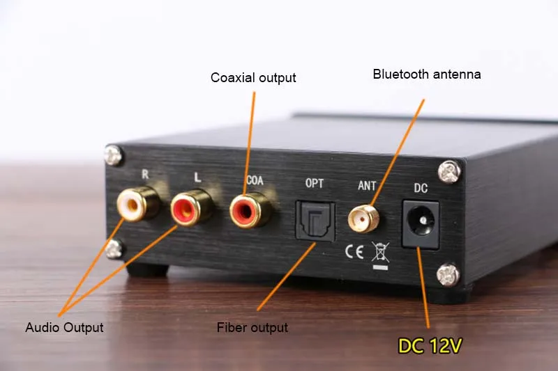 Lusya ES9018K2M ЦАП CSR8675 беспроводной Bluetooth 5,0 приемник плата APTX HD коаксиальный волокно с антенной T0930