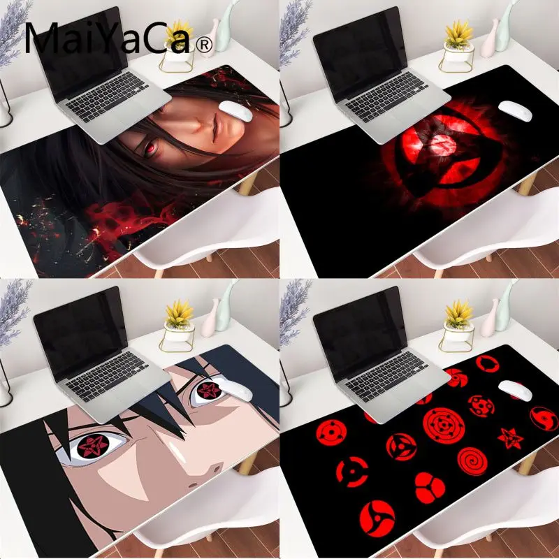 

MaiYaCa Simple Design Naruto Lightning Sasuke Beautiful Anime Mouse Mat Gaming Mouse Mat xl xxl 900x400mm for Lol dota2 cs go