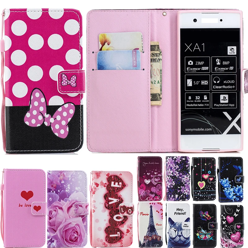 

Art Wallet Case for HONOR 7A 8A 7S 8S 7X 8X 7C 8C 9 10 20 Lite Pro 10i Painted Flower Cartoon PU Leather Flip Cover