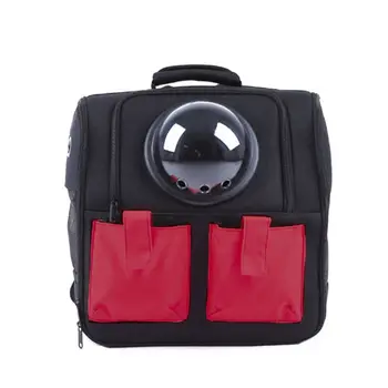 

THINKTHENDO Fashion Nylon Pet Carrier Backpack for Small Cats and Dogs with Space Capsule