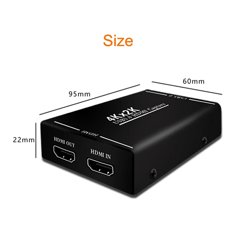 4K HDMI USB 3 0 видеокарта для захвата видео видеорегистратор OBS vMix Wirecast Potplayer VLC