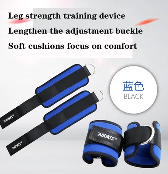 

CN Herb 1 pair Weight Help band Foot ring Buckle Tae kwon do ankle straps leg strength training sports protective gear