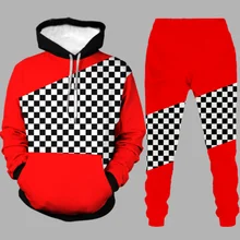 Hot Sale 2022 Men's 3D Hoodie Set 3D Print Fashion Fine Pattern Full Set Clothing Men's Outdoor Leisure Hoodie Sets Men